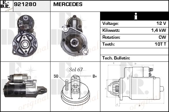 EDR Starteris 922290