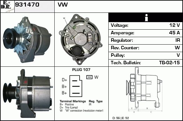 EDR Ģenerators 931540