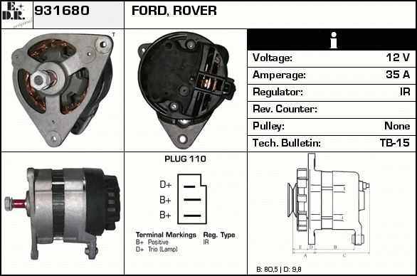 EDR Ģenerators 932001