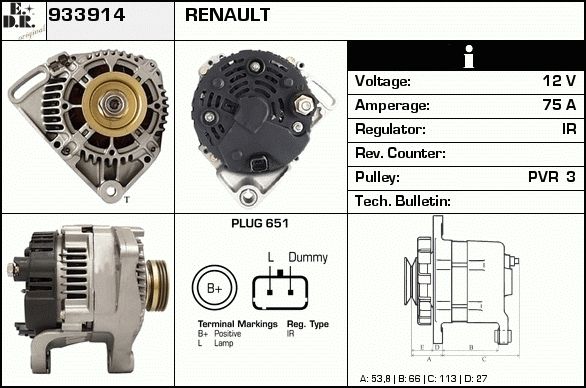 EDR Ģenerators 933953