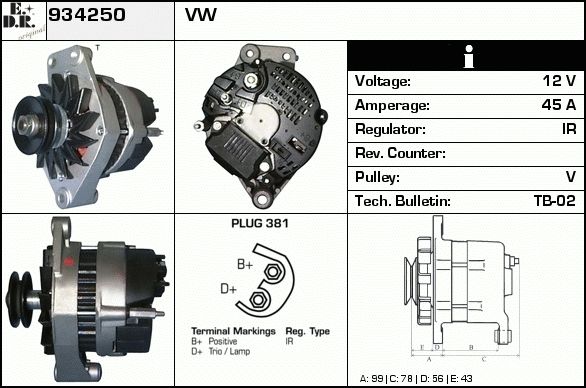 EDR Ģenerators 934289