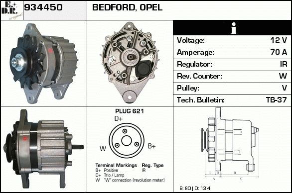 EDR Ģenerators 934580