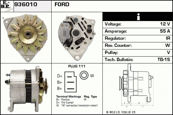 EDR Ģenerators 936480