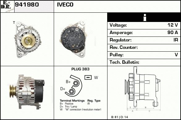 EDR Ģenerators 942600N