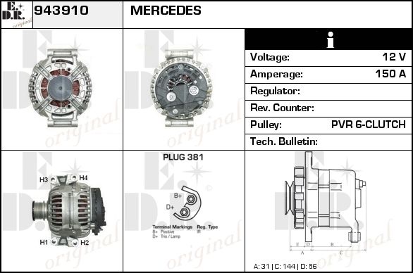 EDR Ģenerators 945340