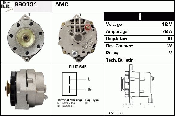 EDR Ģenerators 990161