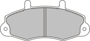 EEC Комплект тормозных колодок, дисковый тормоз BRP0728