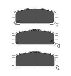 EEC Комплект тормозных колодок, дисковый тормоз BRP0748