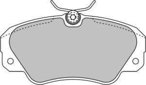 EEC Комплект тормозных колодок, дисковый тормоз BRP0757
