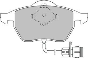 EEC Комплект тормозных колодок, дисковый тормоз BRP0789