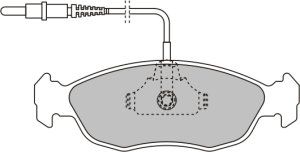 EEC Комплект тормозных колодок, дисковый тормоз BRP0814