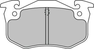 EEC Комплект тормозных колодок, дисковый тормоз BRP1005