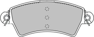EEC Комплект тормозных колодок, дисковый тормоз BRP1107