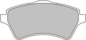 EEC Комплект тормозных колодок, дисковый тормоз BRP1208