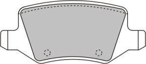EEC Комплект тормозных колодок, дисковый тормоз BRP1214