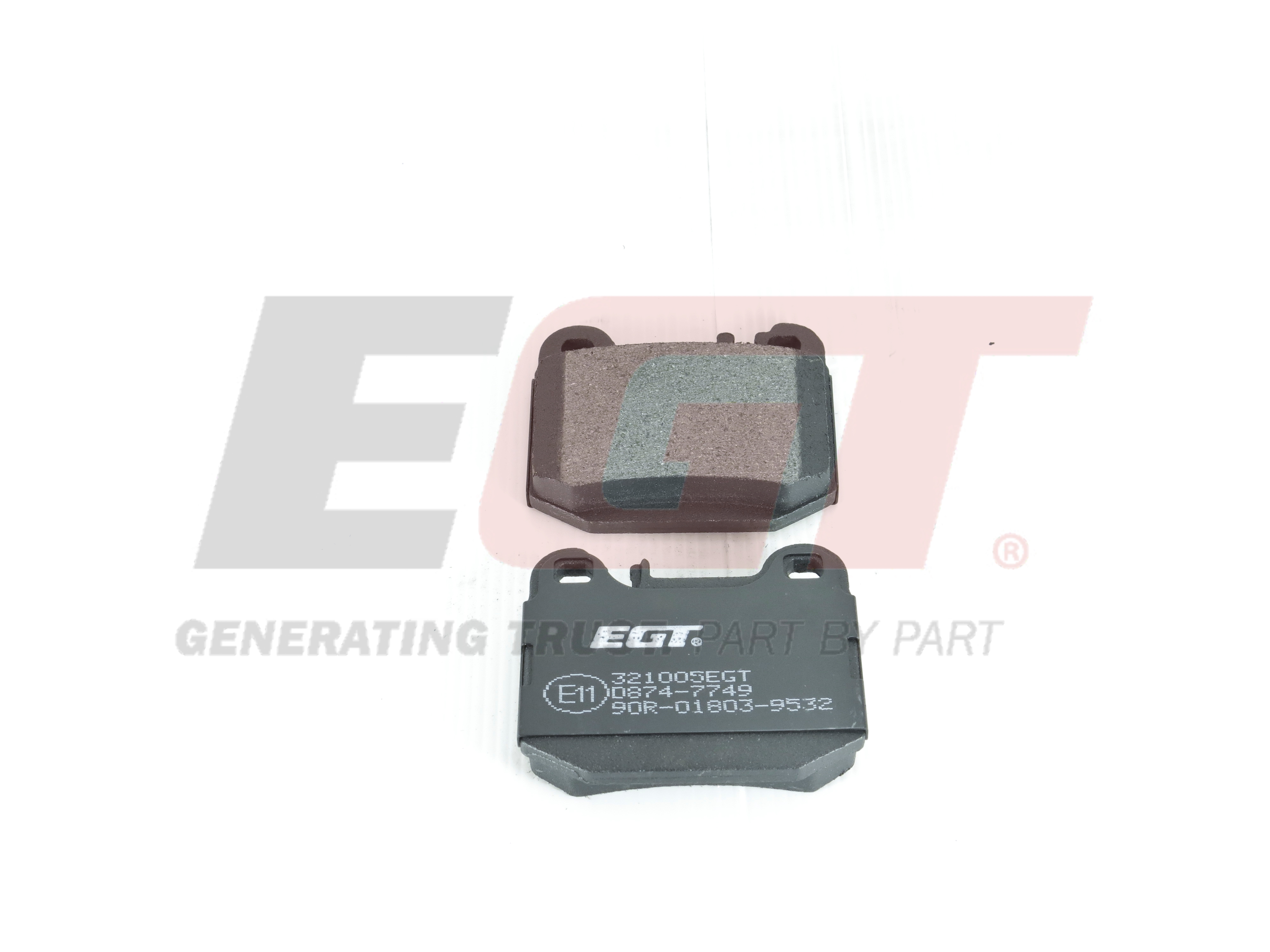 EGT Комплект тормозных колодок, дисковый тормоз 321005EGT