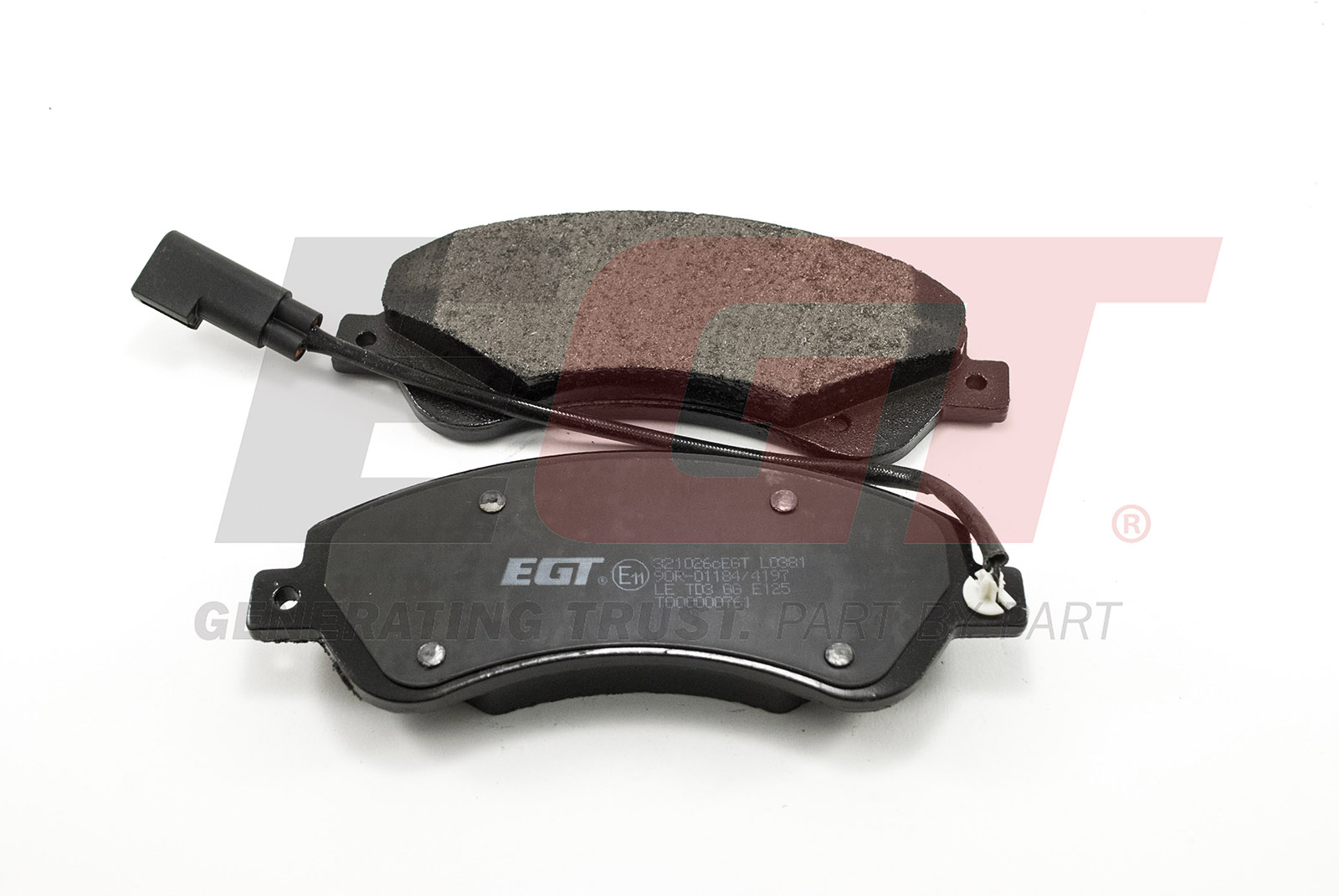EGT Комплект тормозных колодок, дисковый тормоз 321026CEGT