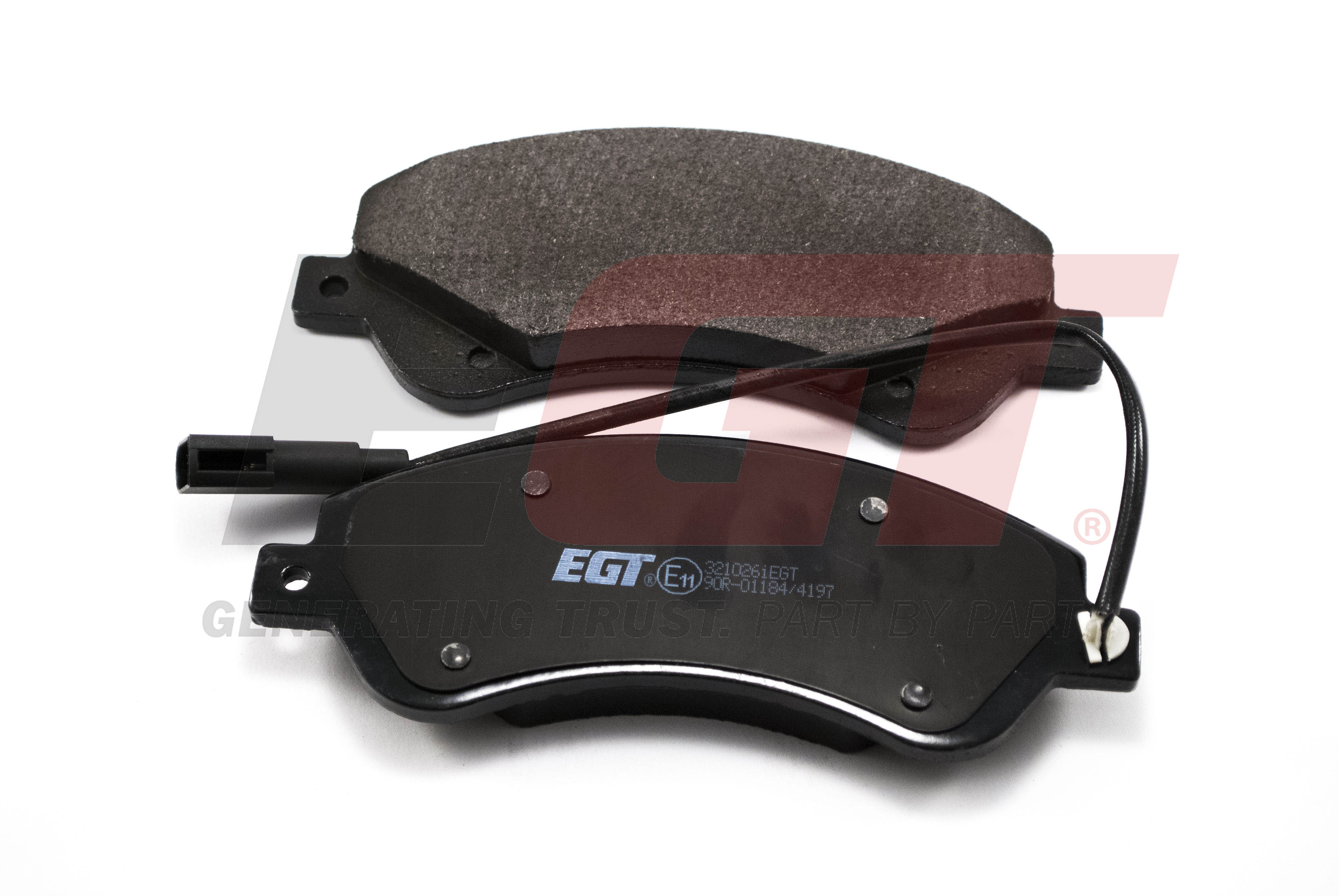 EGT Комплект тормозных колодок, дисковый тормоз 321026IEGT