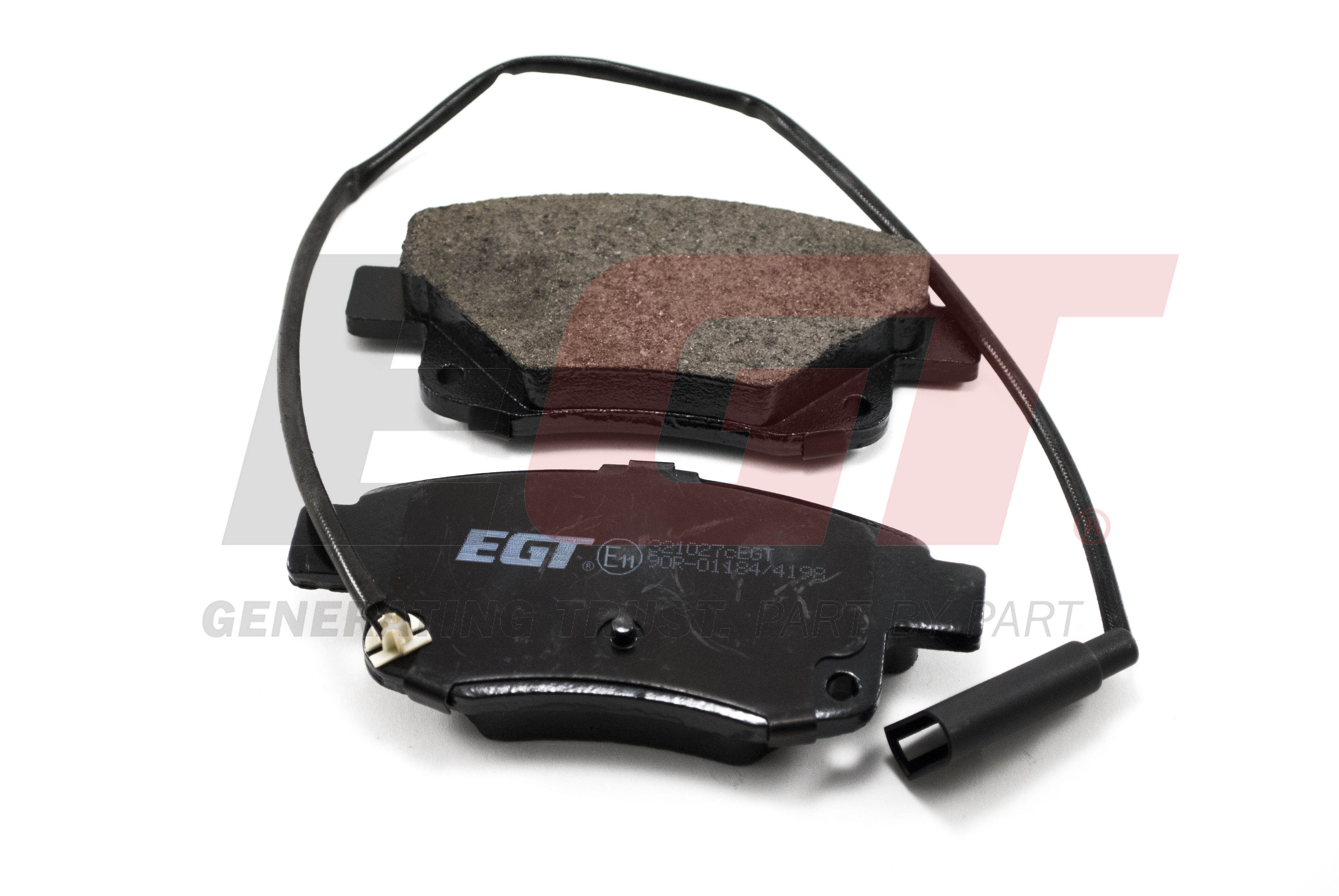 EGT Комплект тормозных колодок, дисковый тормоз 321027CEGT