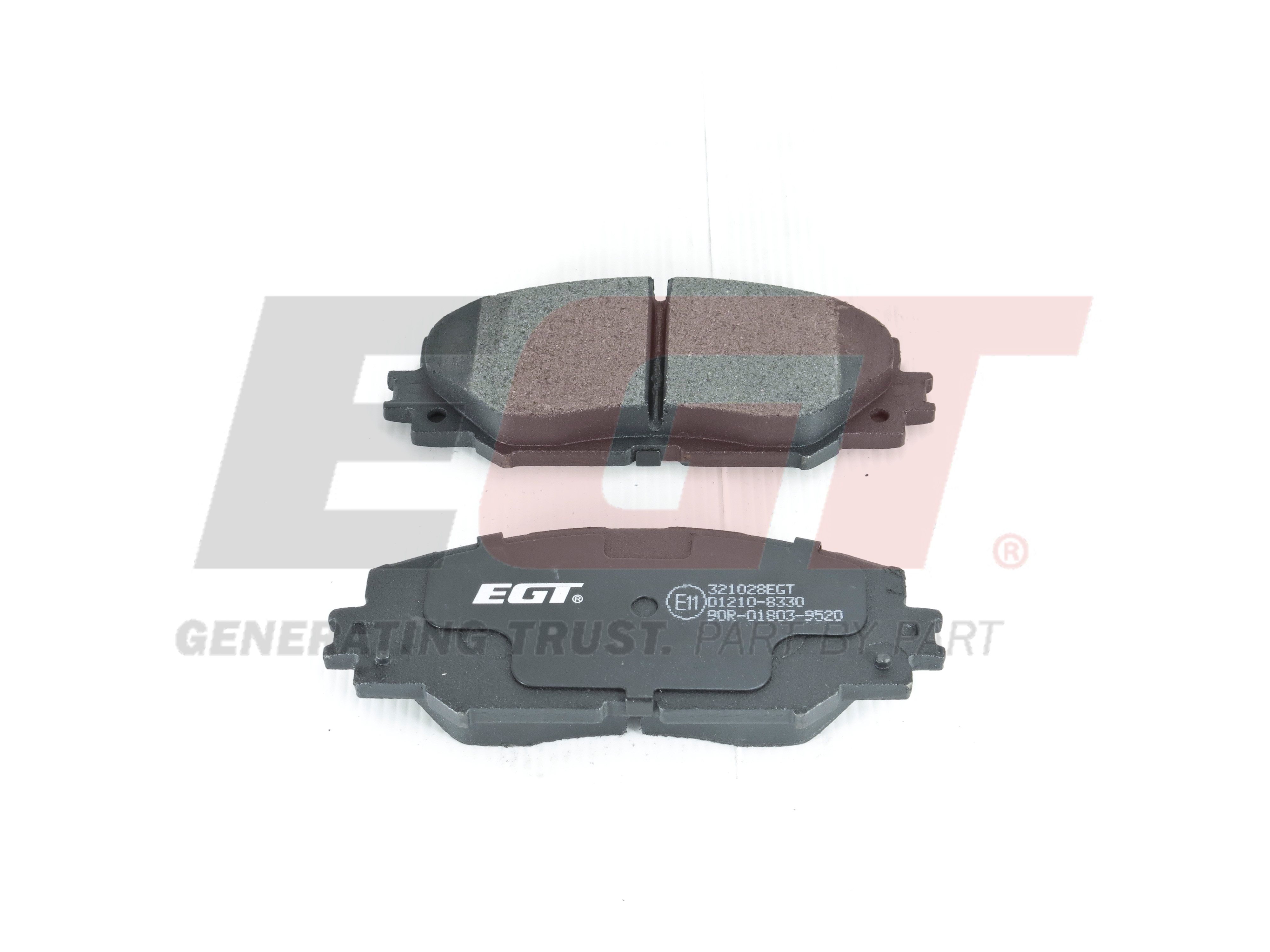 EGT Комплект тормозных колодок, дисковый тормоз 321028EGT