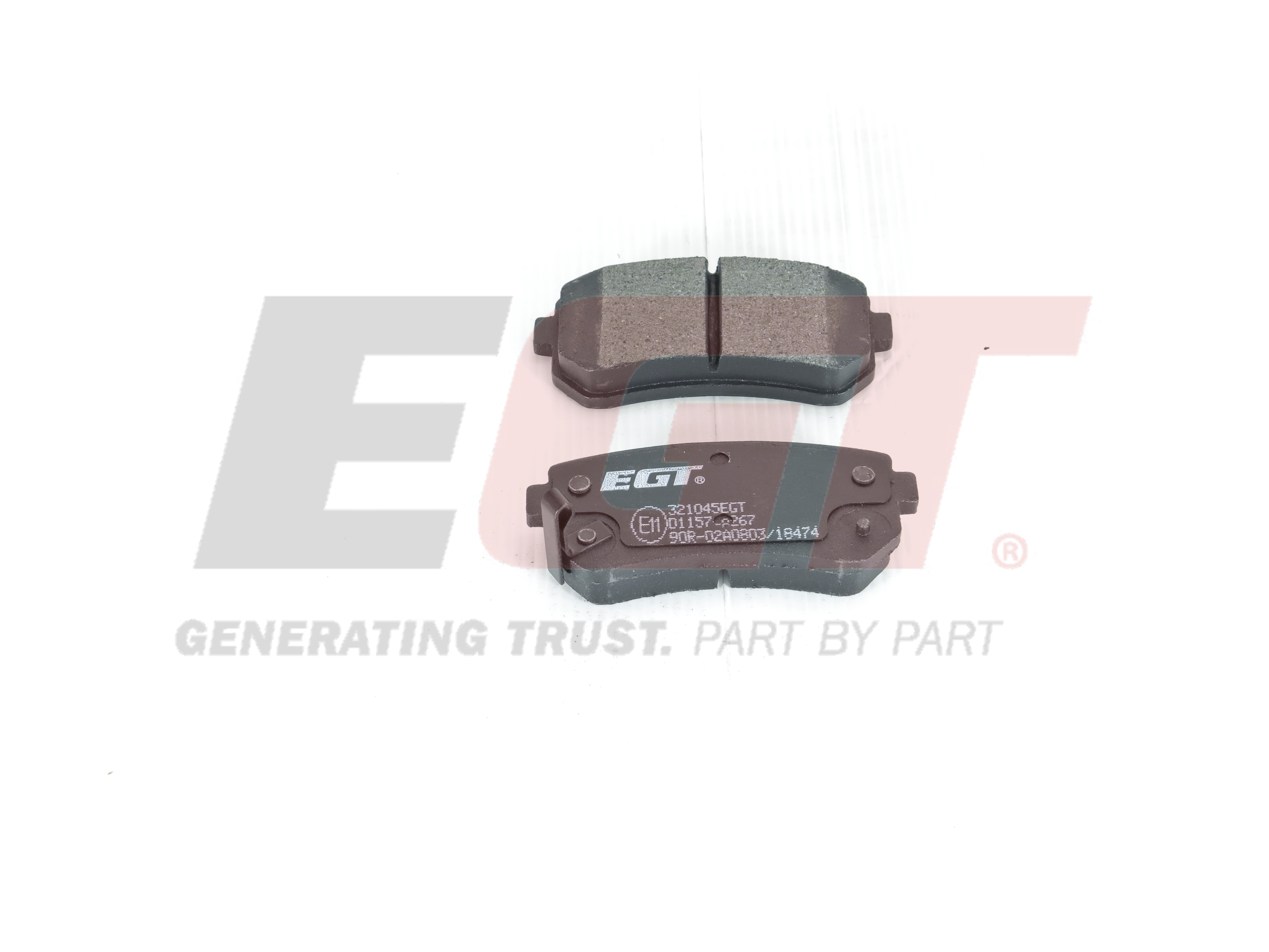 EGT Комплект тормозных колодок, дисковый тормоз 321045EGT