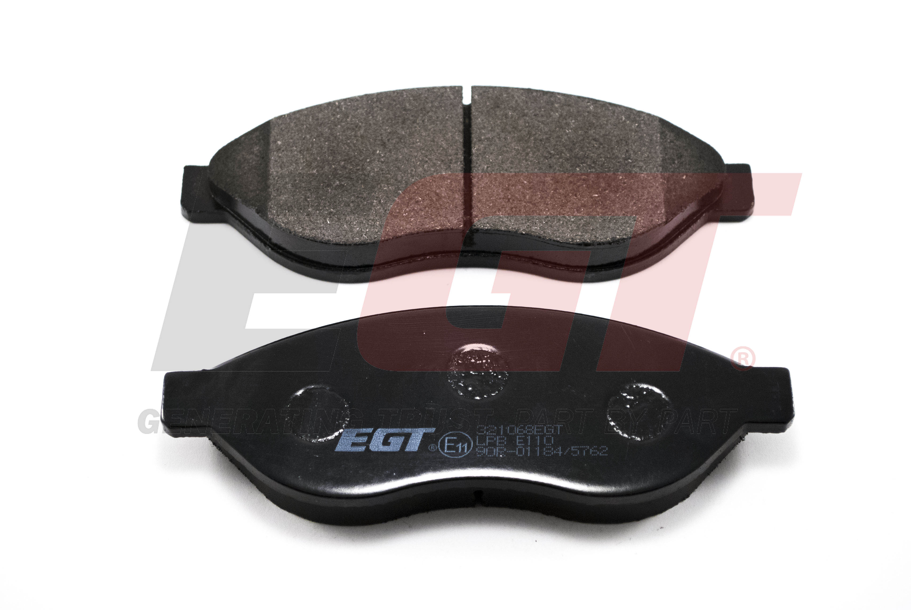 EGT Комплект тормозных колодок, дисковый тормоз 321068EGT