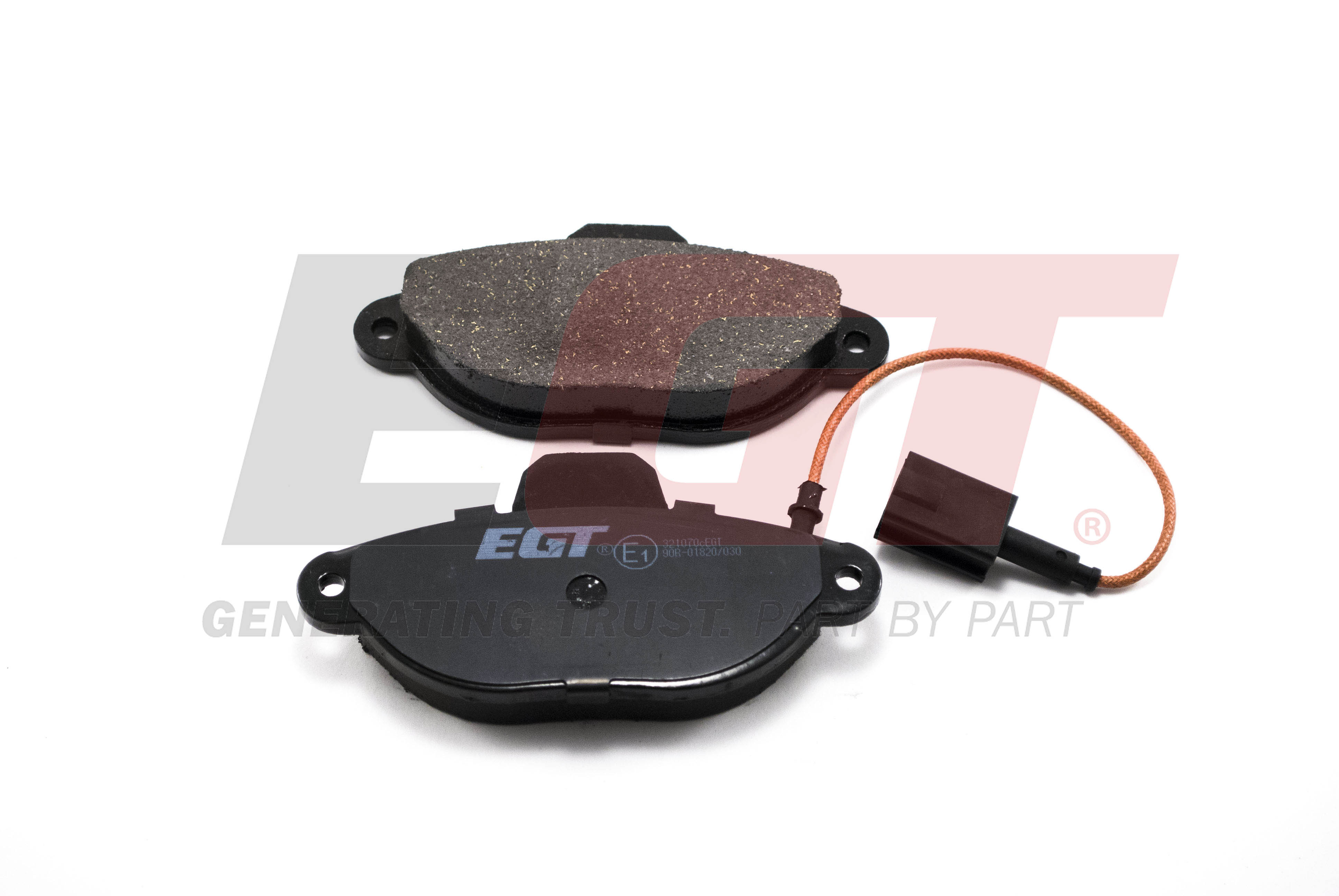 EGT Комплект тормозных колодок, дисковый тормоз 321070CEGT