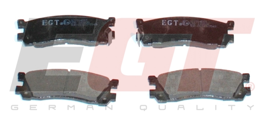 EGT Комплект тормозных колодок, дисковый тормоз 321514EGT