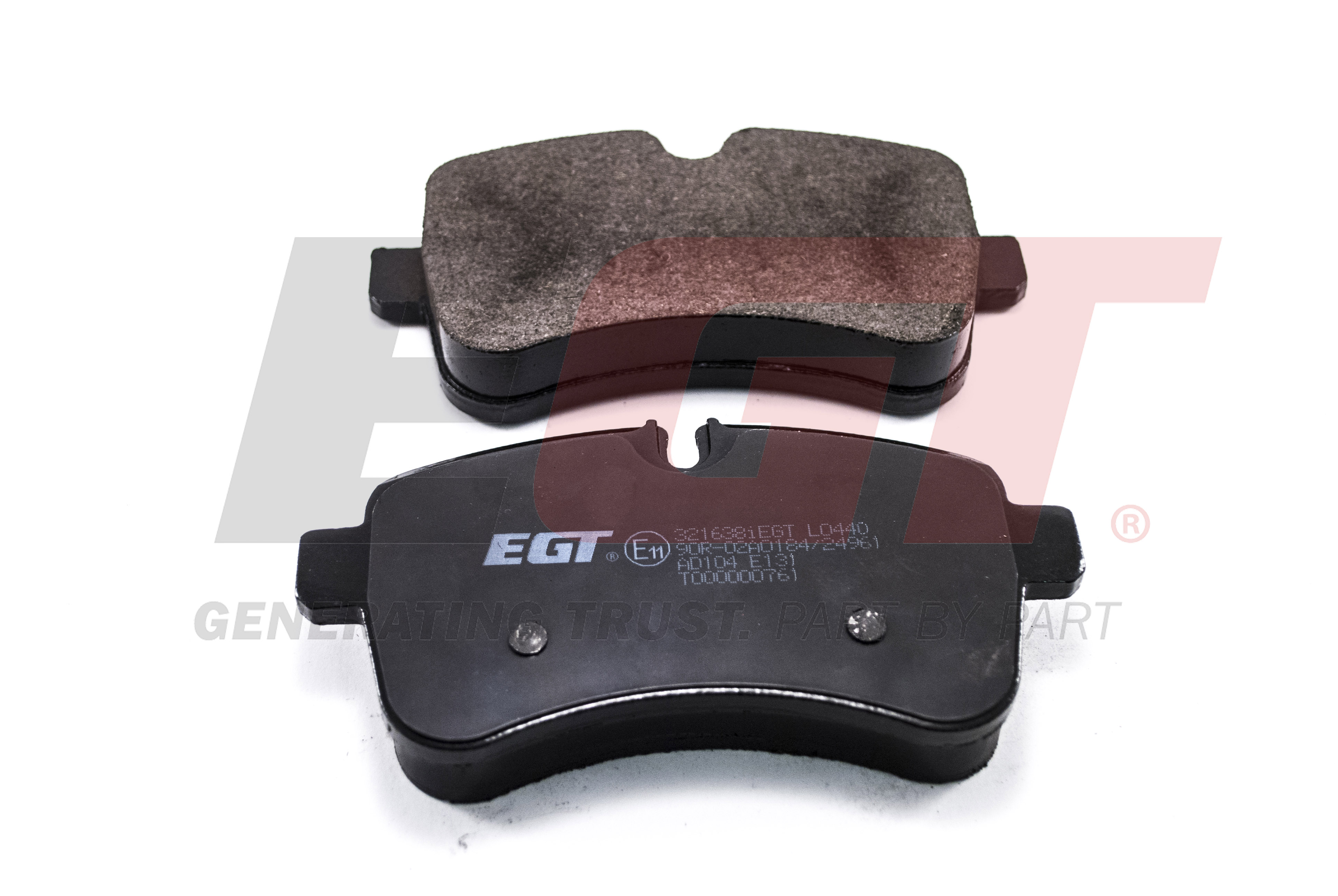 EGT Комплект тормозных колодок, дисковый тормоз 321638EGT