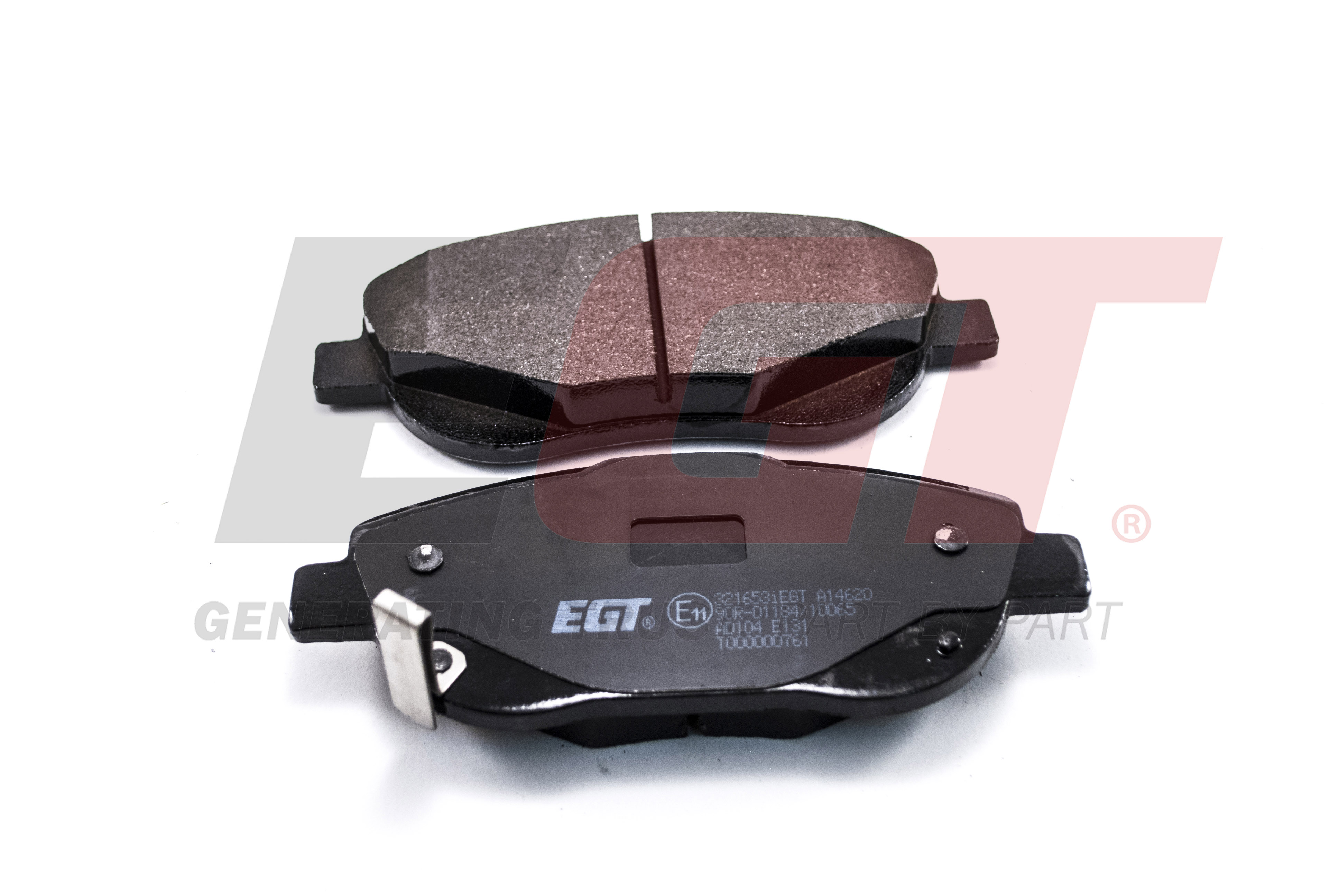 EGT Комплект тормозных колодок, дисковый тормоз 321653IEGT