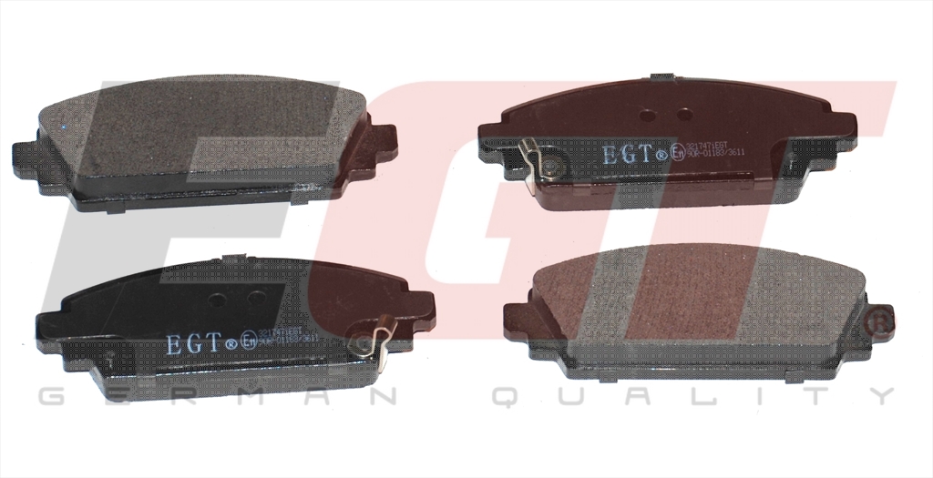 EGT Комплект тормозных колодок, дисковый тормоз 321747IEGT