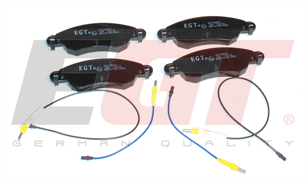 EGT Комплект тормозных колодок, дисковый тормоз 321749EGT