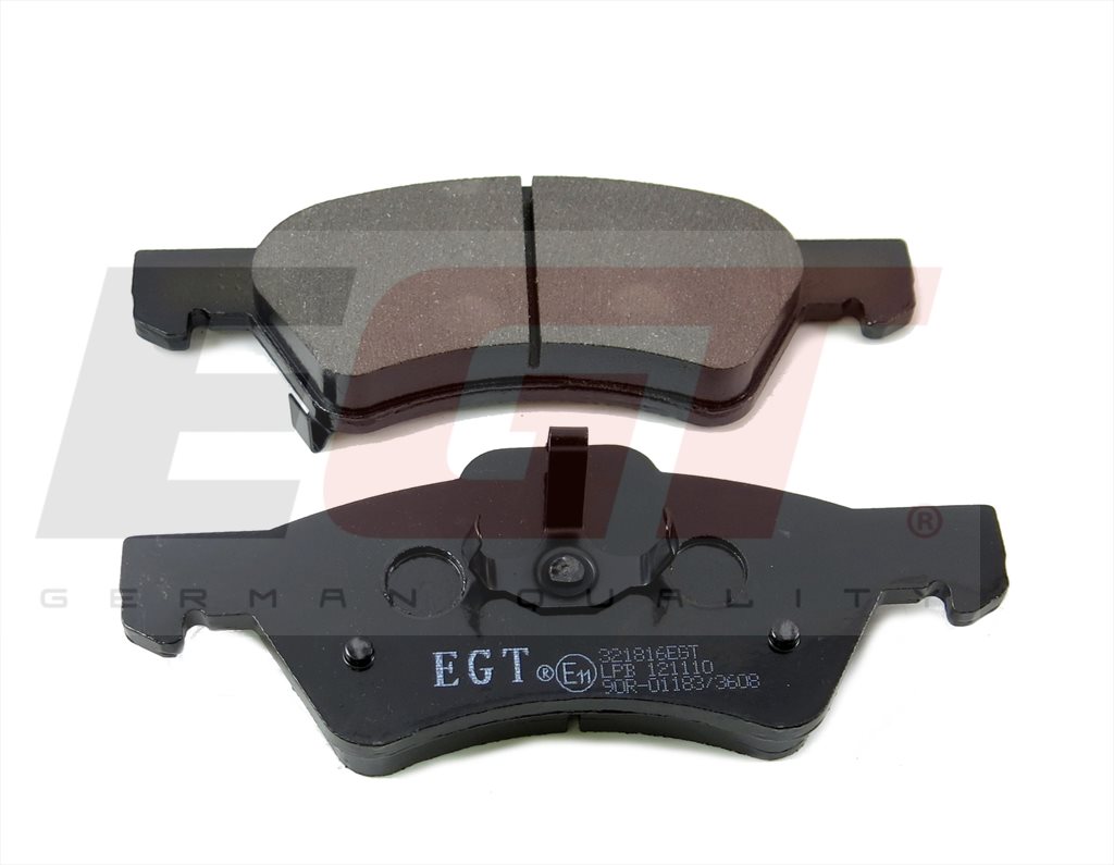 EGT Комплект тормозных колодок, дисковый тормоз 321816EGT
