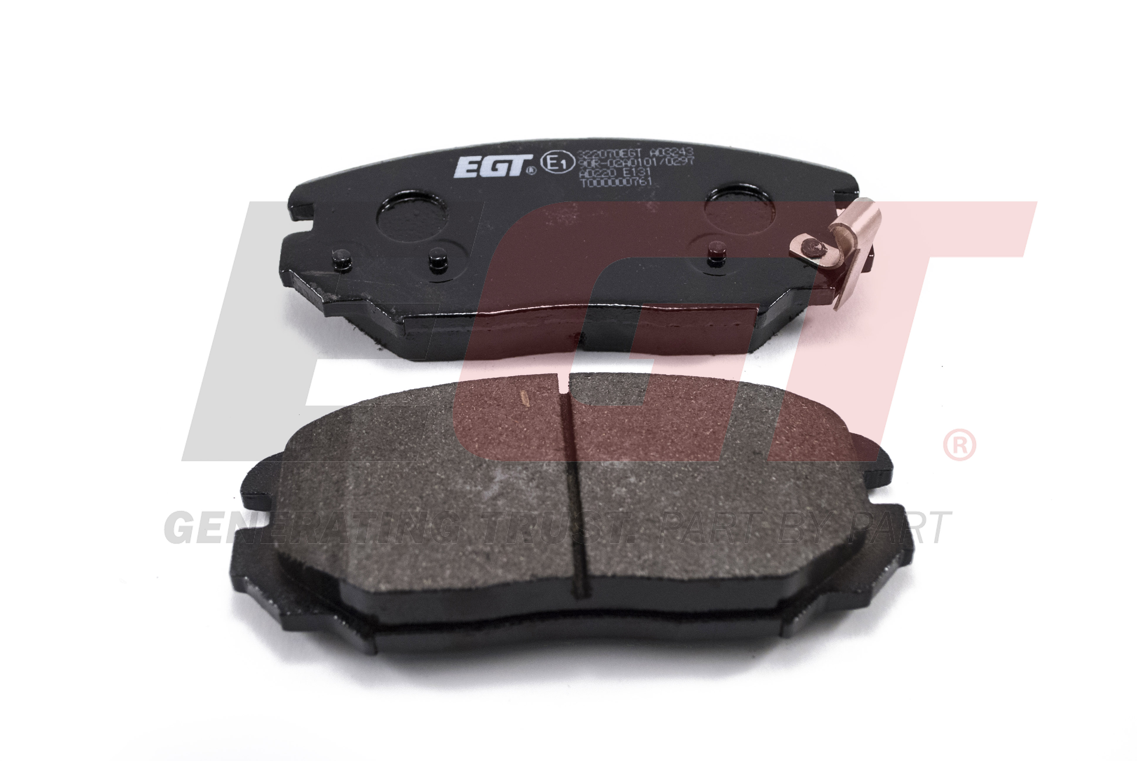 EGT Комплект тормозных колодок, дисковый тормоз 322070EGT