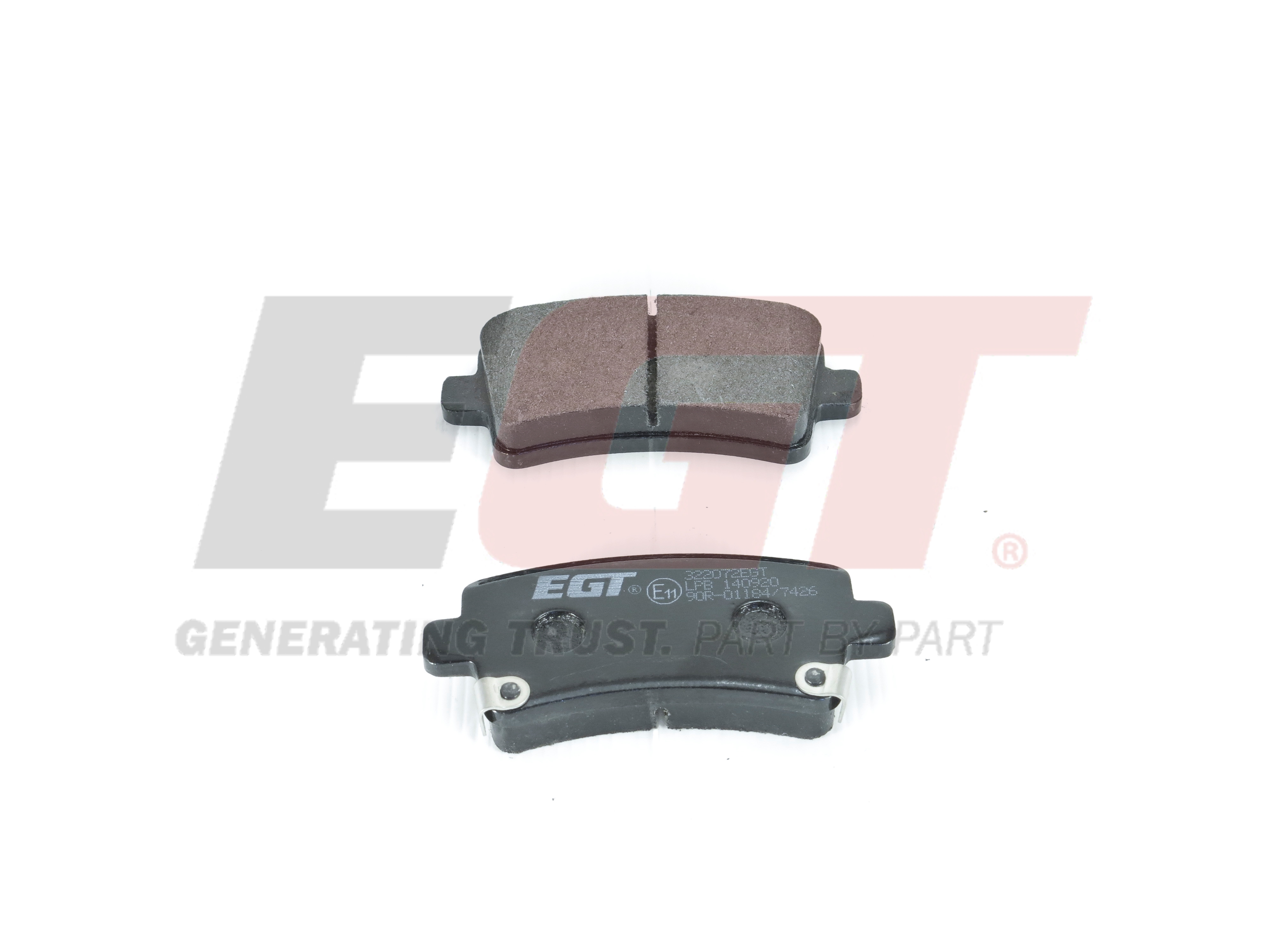 EGT Комплект тормозных колодок, дисковый тормоз 322072EGT