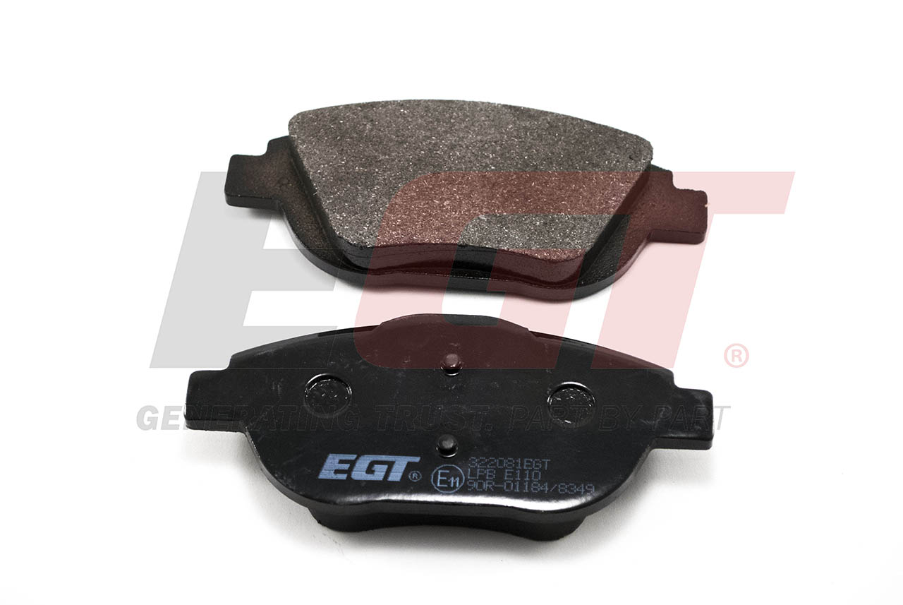 EGT Комплект тормозных колодок, дисковый тормоз 322081EGT