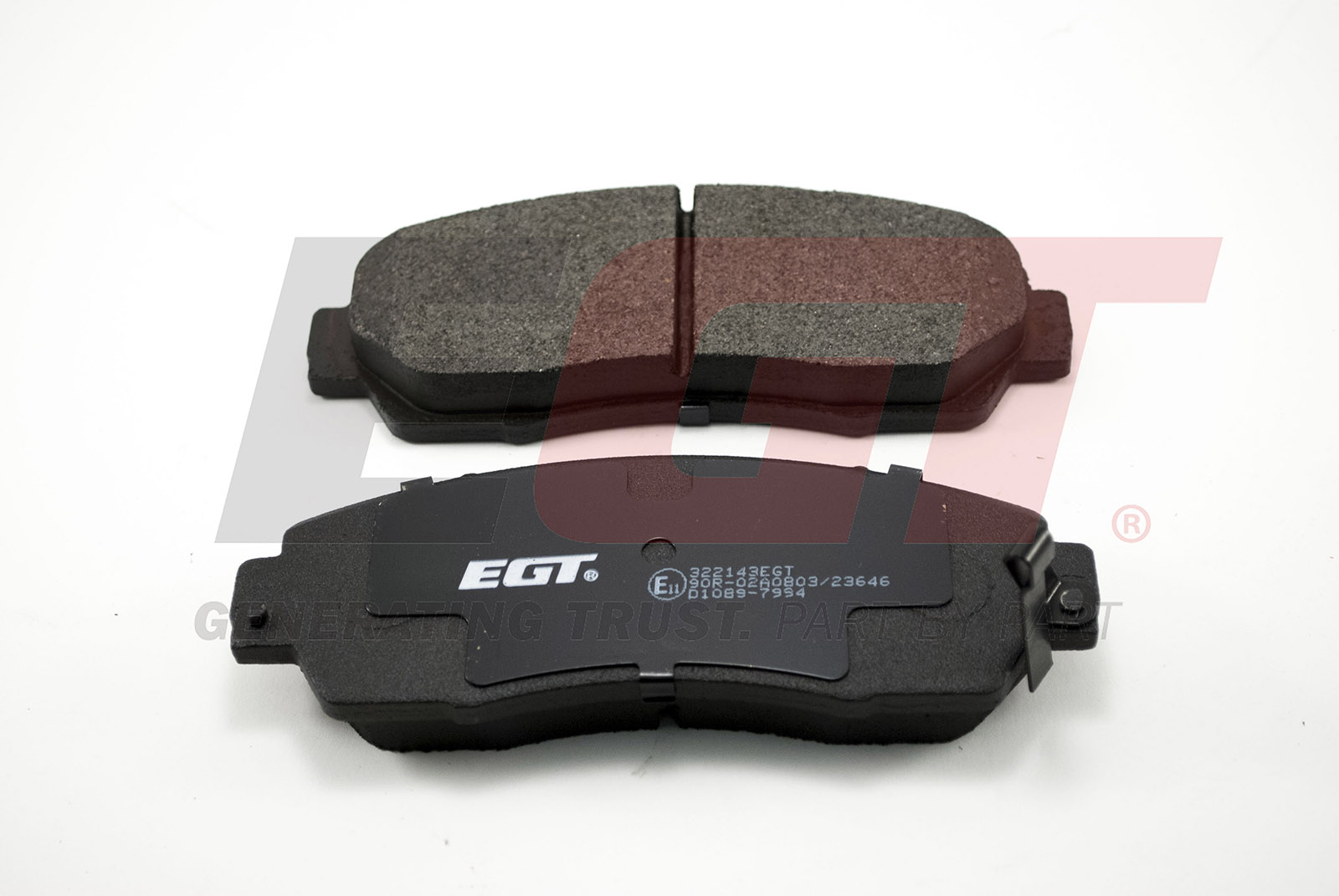 EGT Комплект тормозных колодок, дисковый тормоз 322143EGT