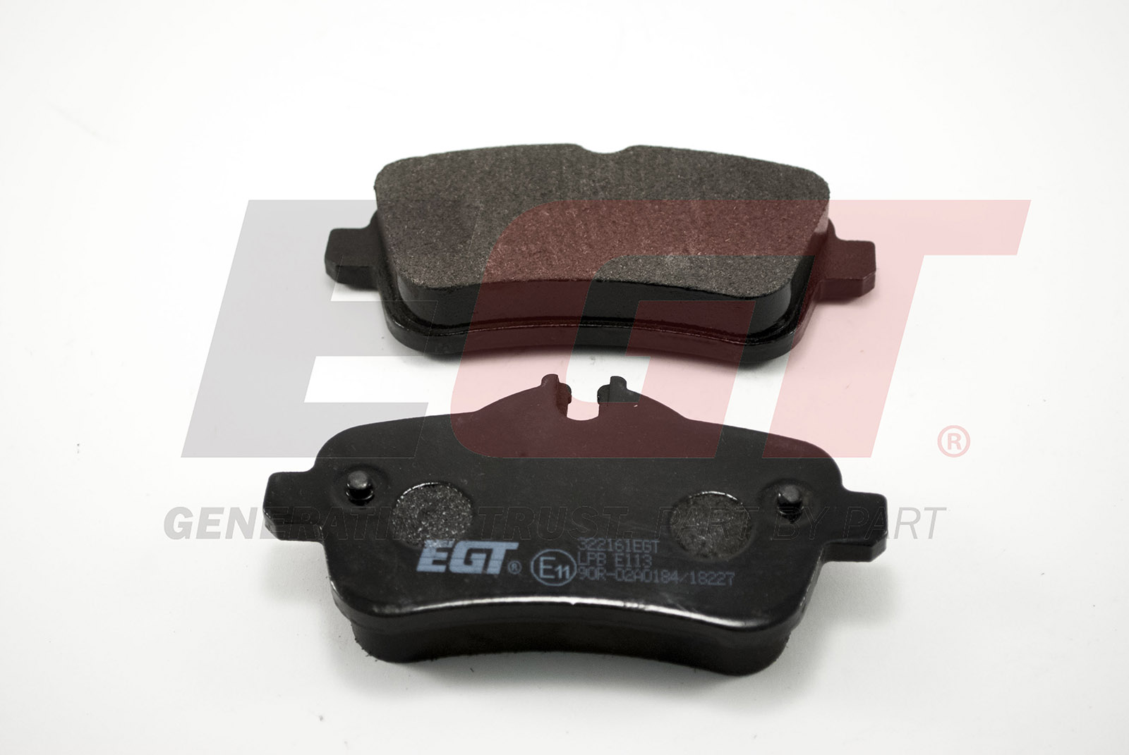 EGT Комплект тормозных колодок, дисковый тормоз 322161EGT
