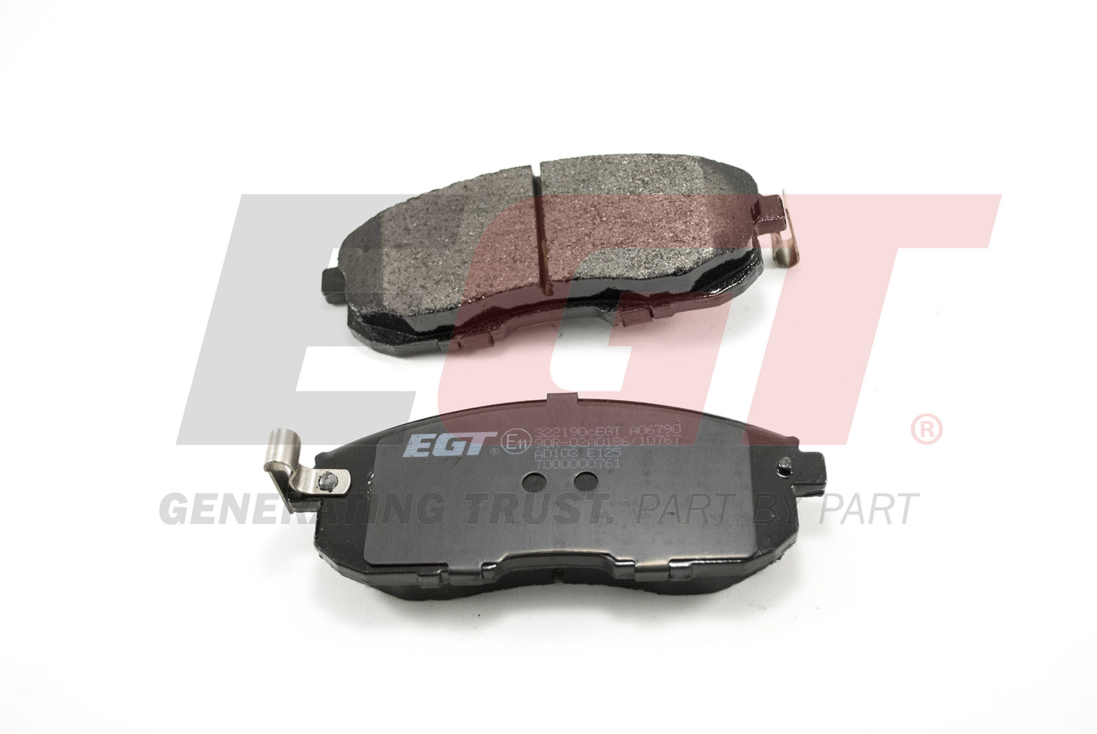 EGT Комплект тормозных колодок, дисковый тормоз 322190CEGT