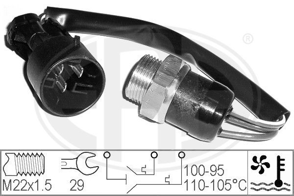 ERA Termoslēdzis, Radiatora ventilators 330305