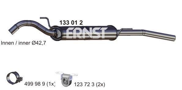 ERNST Глушитель выхлопных газов конечный 133012