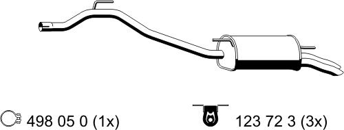 ERNST Глушитель выхлопных газов конечный 176286