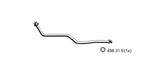 ERNST Труба выхлопного газа 353403