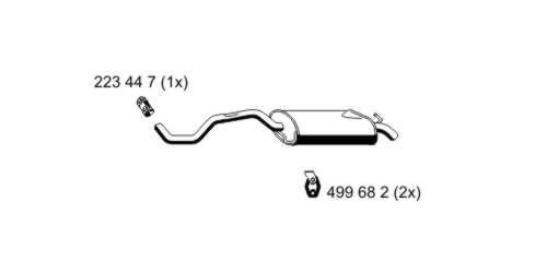 ERNST Глушитель выхлопных газов конечный 640220