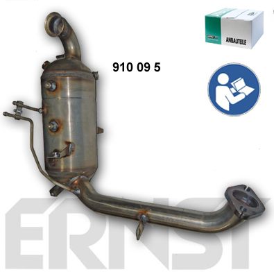 ERNST Nosēdumu-/Daļiņu filtrs, Izplūdes gāzu sistēma 910095