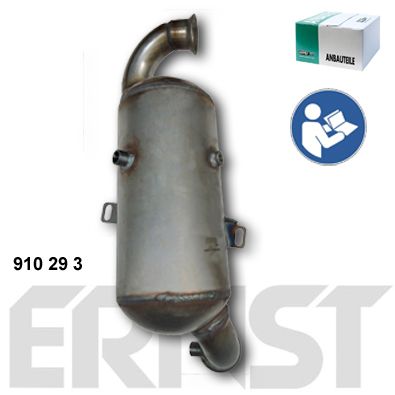 ERNST Nosēdumu-/Daļiņu filtrs, Izplūdes gāzu sistēma 910293