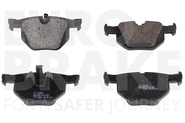 EUROBRAKE Bremžu uzliku kompl., Disku bremzes 5502221566