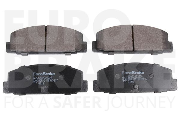 EUROBRAKE Комплект тормозных колодок, дисковый тормоз 5502223225