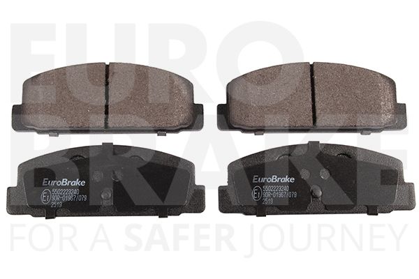 EUROBRAKE Комплект тормозных колодок, дисковый тормоз 5502223240