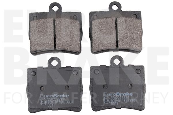 EUROBRAKE Комплект тормозных колодок, дисковый тормоз 5502223334